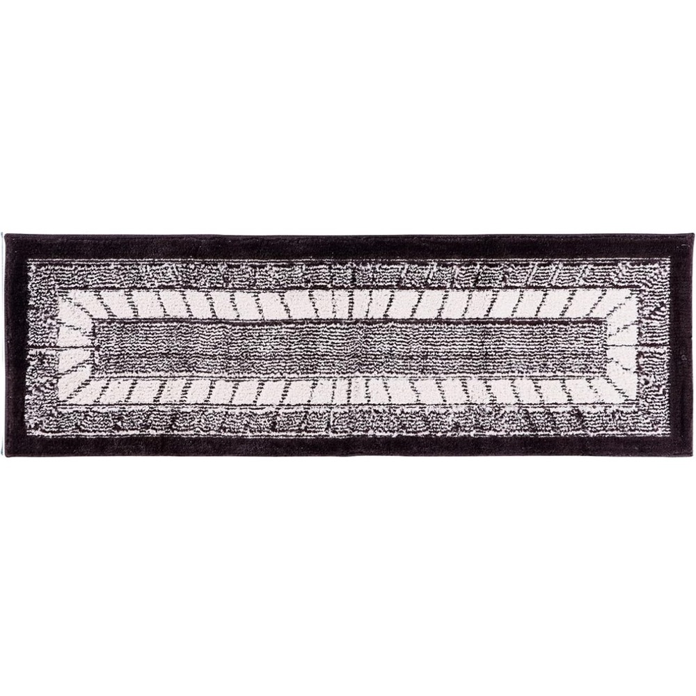 Better Trends Radiance Collection 20" x 60" Runner Kitchen Rug in Brown